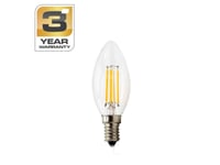 Standard Led Glödlampa B35 2W E14 2700K 250Lm Filam