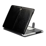 MacBook Air 13 (2020/2019/2018) - Læder cover/etui - Sort