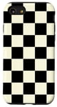 iPhone SE (2020) / 7 / 8 Modern Checkerboard black and White Checkered Pattern Case