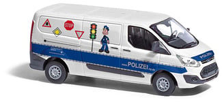 Busch 52415 - 1/87/H0 Ford Transit Police, Verkehrssicherheitsberatung - Neuf