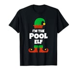 I'm The Pool Elf Family Pajama Christmas Funny Player T-Shirt