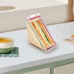 Reusable Triangle Sandwich Container Bento Box Sandwich Bento Box  for Kids