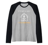 Shed Life Jokes It's Not A Shed It's My Summer House Raglan Baseball Tee