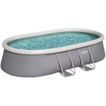 Piscine autoportante ovale Fast Set 488 x 305 x 107 cm - Bestway