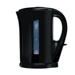 STATUS Newark Water Kettle | 1.7 Litre Immersed Cordless Kettle | Black Finish | Dual Water Indicator | 2kw Fast Boiling Kettle | NEWARKKETTLE