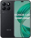 HONOR X8B 4G Smartphone, 8GB 256GB, 108MP+50MP, 4500mAh Batterie, 6.7" AMOLED, Dual Sim, NFC, Android 13, Google Play, (Noir)