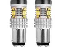 Led-Lampor Canbus 3020 24Smd 1157 Bay15d P21/5W Vit 12V 24V Amio-02798