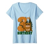 Star Wars Ewok On Endor 3rd Birthday T-Shirt avec Col en V