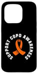 Coque pour iPhone 15 Pro Ruban orange pour sensibilisation à la MPOC