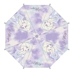 CERDÁ LIFE'S LITTLE MOMENTS Parapluie Pliable Fille de Princesse Elsa-Ouverture Manuelle avec Mécanisme Anti-Vent-Licence Officielle Disney, Pourpre, Taille Unique