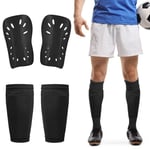 Flintronic Protège-Tibias de Football, Protège Tibias de Football pour Adultes, avec Manches Hautement élastiques Respirants, Fort et Léger Protege Tibia pour Football, Jogging, Courir - L