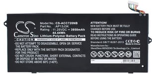Kompatibelt med Acer Chromebook 14 CP5-471-312N, 11.25V, 3950 mAh