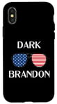 Coque pour iPhone X/XS Dark Brandon Stunna fait de l'ombre à la démocratie des aviateurs