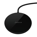 Jabra Chargeur à induction sans Fil 5W, certifié Qi - Compatible avec Les écouteurs sans Fil Elite 10 et Elite 8 Active - Câble USB-A, Noir