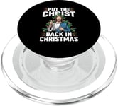 Put the Christ Back in Christmas Christian Faith Holiday PopSockets PopGrip for MagSafe