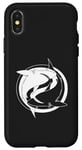 Coque pour iPhone X/XS Requin blanc Yin Yang