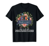 Funny Book Lover Meaning Reader Booktrovert Definition T-Shirt