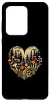 Coque pour Galaxy S20 Ultra Cottagecore Esthétique Champignon Fleur Goblincore