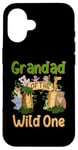 Coque pour iPhone 16 Grandad Of The Wild One Zoo Famille Safari Jungle