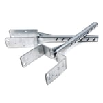 Stolpesko Gunnebo Fastening Pbws Z-Pro Galvanisert 98X40Mm