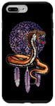 Coque pour iPhone 7 Plus/8 Plus Journée du patrimoine amérindien autochtone totem serpent cobra