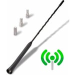 Kraftfull bilantenn - Universell bilradioantenn för alla bilmodeller - Bilradioantenn med högkvalitativ DAB FM-mottagning - 28CM biltakantenn