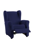 Martina Home Emilia Case Fauteuil Relax en Tissu, Bleu Marine, 33 x 8 x 42 cm