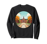 Cool Schoolyard for back to school lovers and books fans Sweatshirt