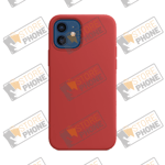 Coque Silicone iPhone 12 Mini Rouge