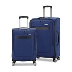 Samsonite Ascella 3.0 Softside Expandable Luggage with Spinner Wheels, Sapphire Blue, 2-Piece Set (Carry-on/Medium), Ascella 3.0 Softside Expandable Luggage with Spinner Wheels