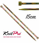 Knitpro Symfonie Wood Straight / Single Point Knitting Needles - 15cm Length