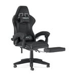 Ergonomic Gaming Chair with Footrest