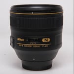 Nikon Used AF-S Nikkor 85mm f/1.4G Telephoto Prime Lens