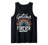 Gotcha Forever Adoption Day Celebration Rainbow Tank Top