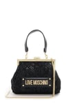 Love Moschino Women's jc4021pp1i Hand Bag, Black, 17X15X7