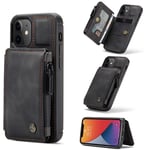 CaseMe Back Wallet (iPhone 12 mini) Case - Sort