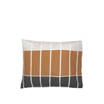 Marimekko - Tiiliskivi Pillow Case 50X60 cm Dark Brown, Beige, Charcoal