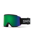 Smith Squad XL Black/ChromaPop Sun Green Mirror & ChromaPop Storm