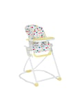 BADABULLE - Chaise haute compacte - Confetti Jaune