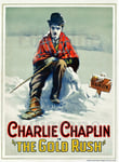 THE GOLD RUSH FILM CHAPLIN Rseh - POSTER HQ 40x60cm d'une AFFICHE CINéMA