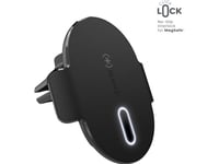 Speck Charging Vent Mount + Clicklock - Bilhållare Med Trådlös Laddning Magsafe (Svart)