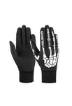 Reusch Ashton Touch-TEC Gants de Sport Unisexes pour Enfants Gants de Sport Extra Respirants Gants de Tous Les Jours Gants d'hiver tactiles, Noir, 5,5