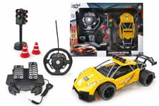 Remote Controlled Car With Steering Wheel And Pedals