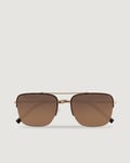 Oliver Peoples R-2 Sunglasses Umber/Gold