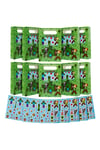 Minecraft Party Bag With Sticker Sheets Pack Of 10 Birthday Playdate Fun