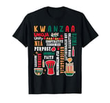 Happy Kwanzaa Seven Principles Of Kwanzaa Men Women Kids T-Shirt