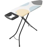 Brabantia Ironing Board Solid Steam Iron Rest 124x45cm 25mm Black Frame - Spring