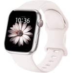 Higgs Silicone Bracelet Compatible avec Bracelet Apple Watch 40mm 41mm 38mm 44mm Ultra 2 49mm 45mm 46mm Femme, Bracelets Soft Silicone Sports pour iWatch Series (42mm 10) 9 SE/2 8 7 6 5 4 3 2 1