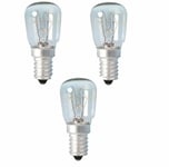 Fits Hoover 3 X Fridge Freezer 15w Light Bulb E14 Lamp
