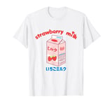 Japanese Kawaii Strawberry Milk Aesthetic Pastel Goth Girl T-Shirt